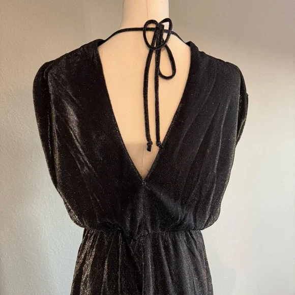 By Together Black Metallic Jumpsuit for Cocktail Nights - Picture 4 of 7